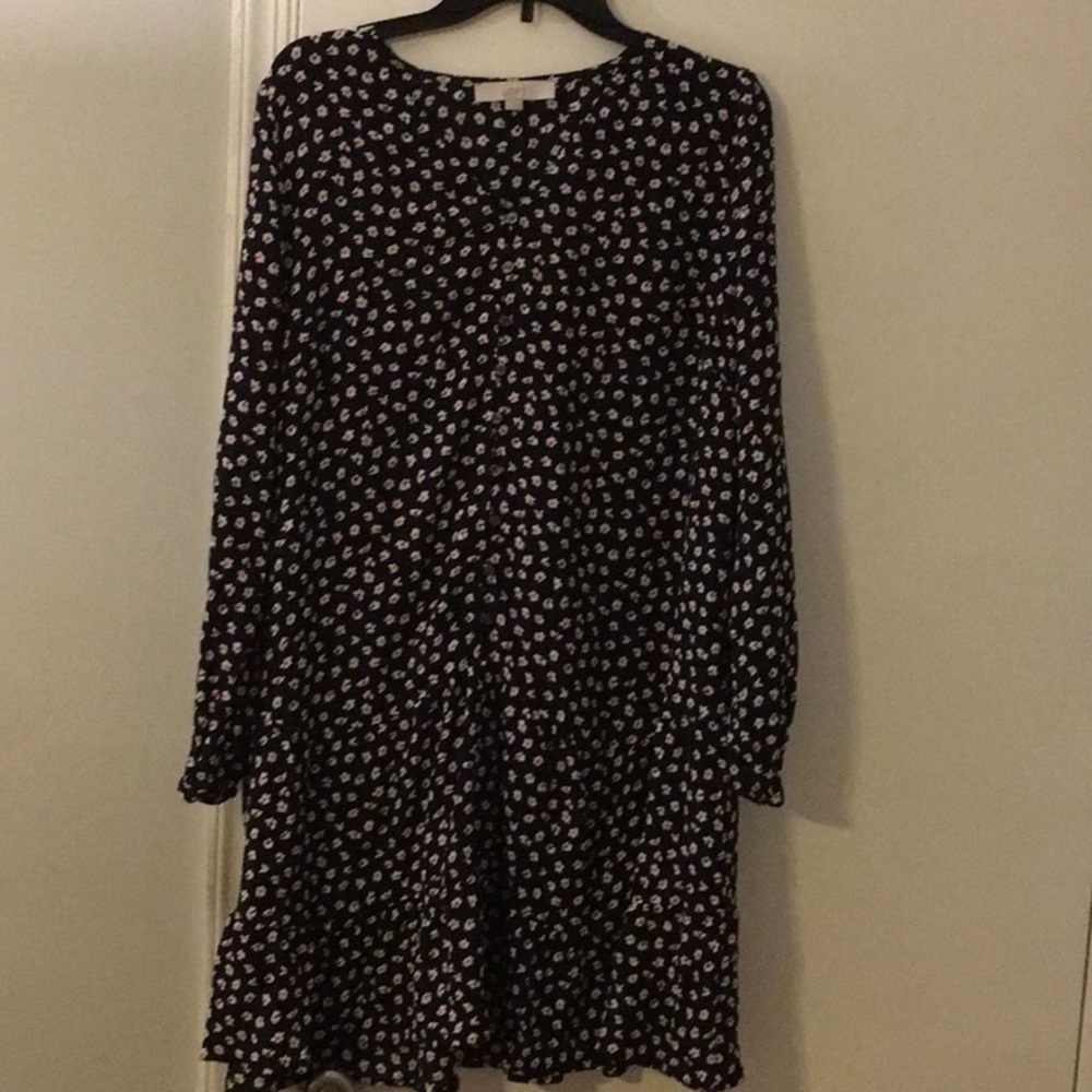 Gently worn long sleeve floral dress